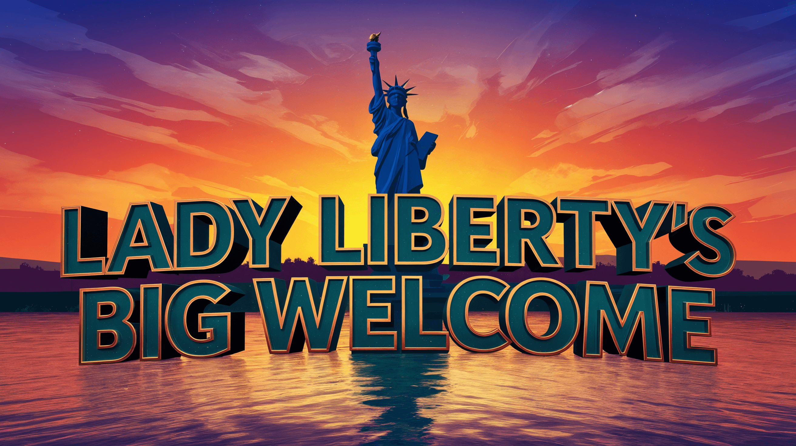 Lady Liberty's Big Welcome