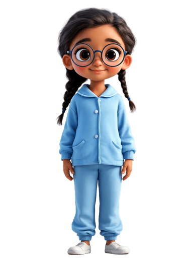 Maya in Pajamas