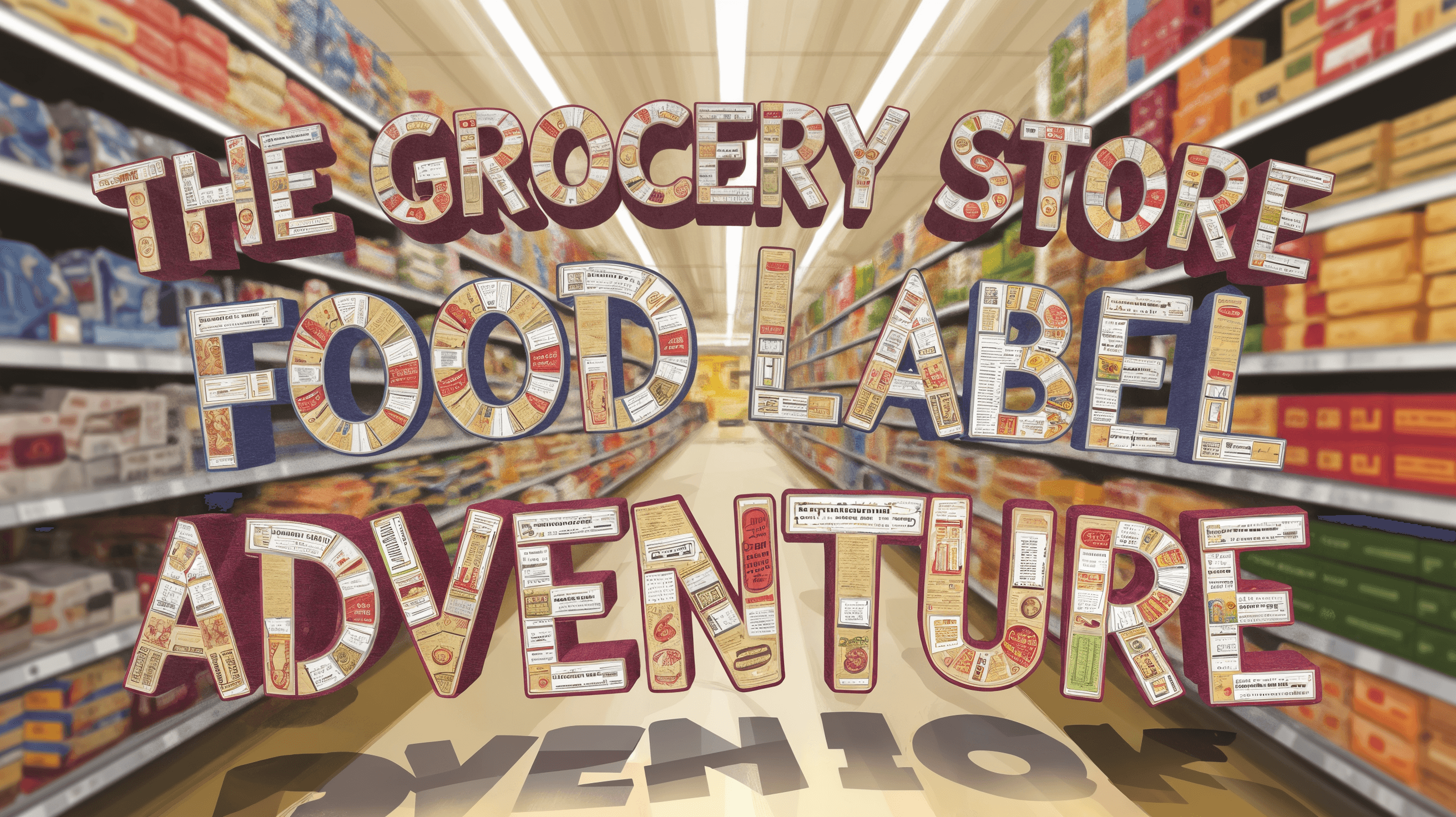 The Grocery Store Food Label Adventure